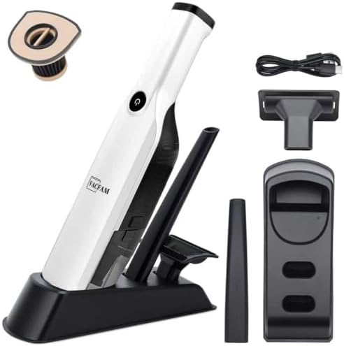 Handheld Vacuum Cordless,15KPA Vacuum with Storage Dock,White by Unknown
