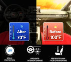 Foldable Front Windshield Sunshade fit for Honda Civic 2022-2024 - Image 2