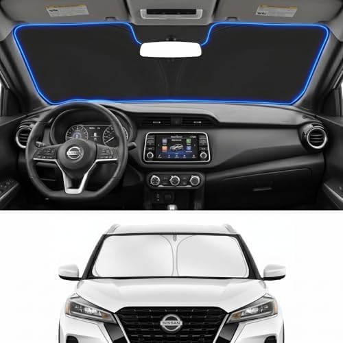 Custom Fit Windshield Sun Shade for Nissan Kicks 2018-2024 by Unknown