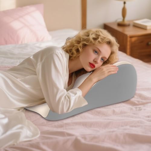 Adult Pillows for Intimacy Couples Support Pillow Ergonomic Memory Foam Cushion for Sitting and Lying Comfort Bed Home Use (Beige) - Image 6