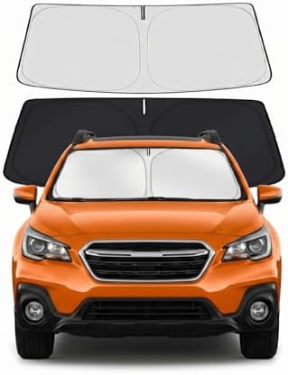 for 2015-2019 Subaru Outback Windshield Sun Shade -Windshield Sunshade Cover Front Window Shade Custom Fit Outback Car Accessories Sun Visor Protector Foldable Blocks UV Rays by Unknown