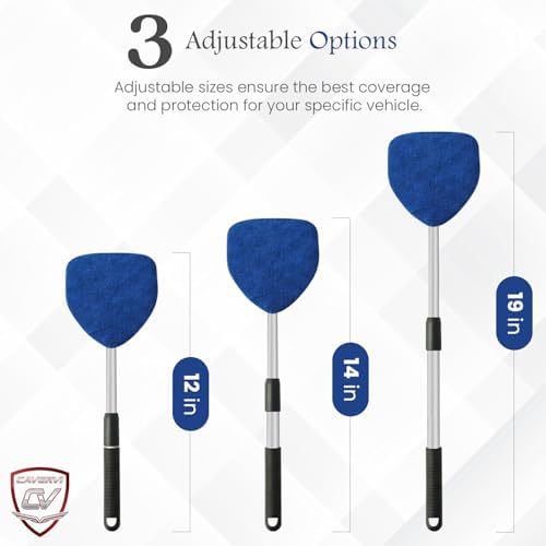 Windshield Cleaner Tool for Inside Car Windows, 6 Microfiber Pads - Image 5