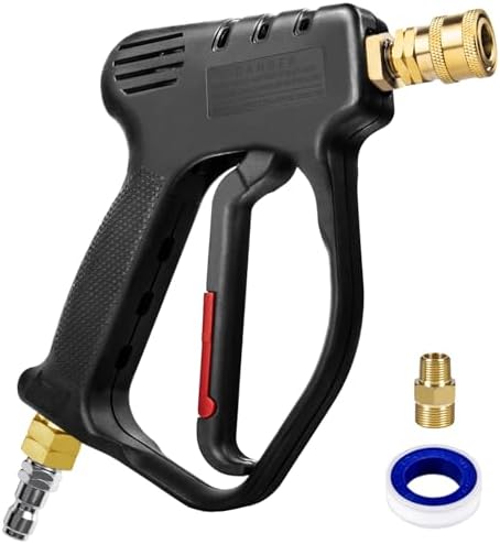 MEKOH Short Pressure Washer Gun 4000PSI, Stubby Pressure Washer Gun 10.5GPM by MEKOH