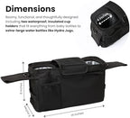 Universal Stroller Organizer with Insulated Cup Holders | Detachable Phone/Wipe Pouch & Shoulder Strap Stroller Caddy | Spacious, Fits Jogger, Umbrella, Travel & Pet Strollers - Image 3