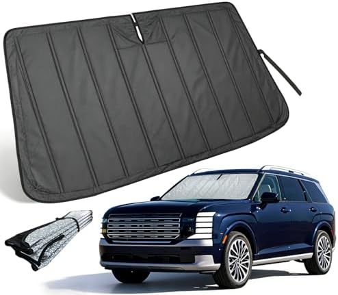 Thickened Windshield Sun Shade for Hyundai Palisade 2020-2026 by PAIMOHO