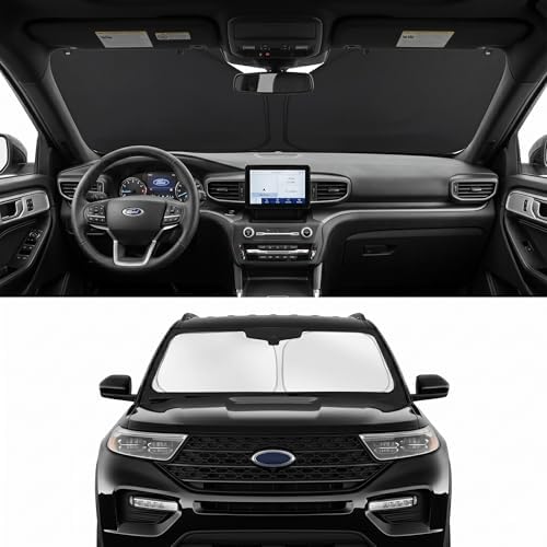 Custom Fit Windshield Sun Shade for Ford Explorer 2020-2026 by Unknown