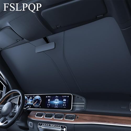 Windshield Sun Shade with Storage Pouch Keep Interior Cool, Foldable Laser Titanium Silver Front Window Shield Blocker Screen Visor Protector Cover Universal Fit for Car Truck SUVs (S) - Image 6