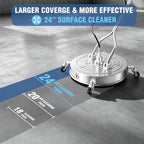 JANZ 24'' Pressure Washer Surface Cleaner with Dual Handle - Image 2