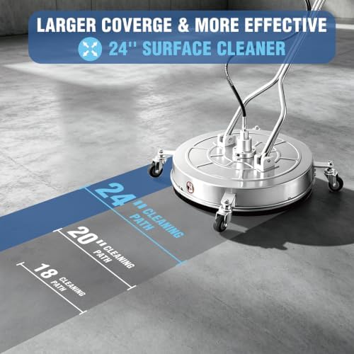 JANZ 24'' Pressure Washer Surface Cleaner with Dual Handle Pro - Image 2