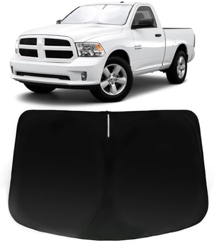 Windshield Sun Shade for 2011-2018 Dodge Ram 1500 by PAIMOHO