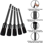 HMPLL 9pcs Auto Car Detailing Brush Set Car Interior Cleaning Kit - Image 3