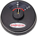Simpson Cleaning 80165 Universal 15" Steel Pressure Washer Surface Cleaner for Cold Water Machines, 1/4" Quick Connection, Recommended Min 2200 PSI up to Max of 3700 PSI, Black by Unknown