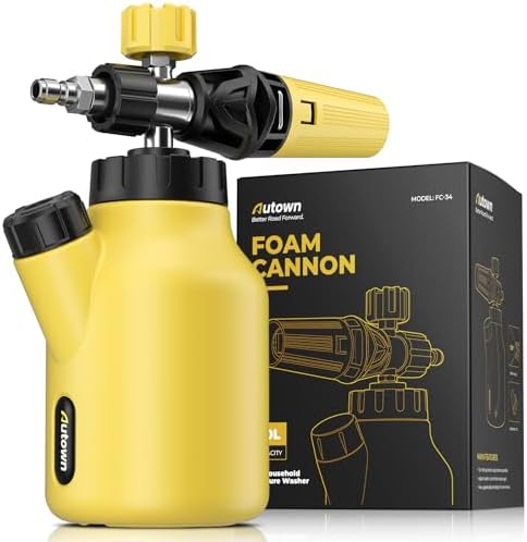 AUTOWN Foam Cannon Pressure Washer, 1/4" Quick Connect & Adjustable Nozzle by Autown