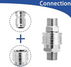 M MINGLE Pressure Washer Adapter Set, 2 Sets 3/8" NPT Quick Connect Fitting - Image 5