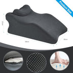 YSOGTDE Memory Foam Cover-only Cover，not Include Pillow-Black - Image 2
