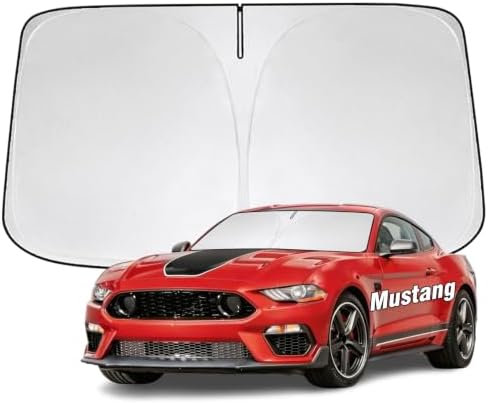 Windshield Sun Shade for Ford Mustang 2015-2026 Sunshade by YIZHUOMY