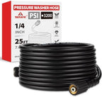 YAMATIC Pressure Washer Hose 25 FT 1/4", M22-14mm Females by YAMATIC