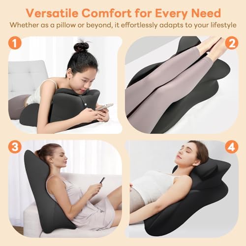 Memory Foam Wedge Pillow, Intimacy Positioning Pillow for Reading - Image 3