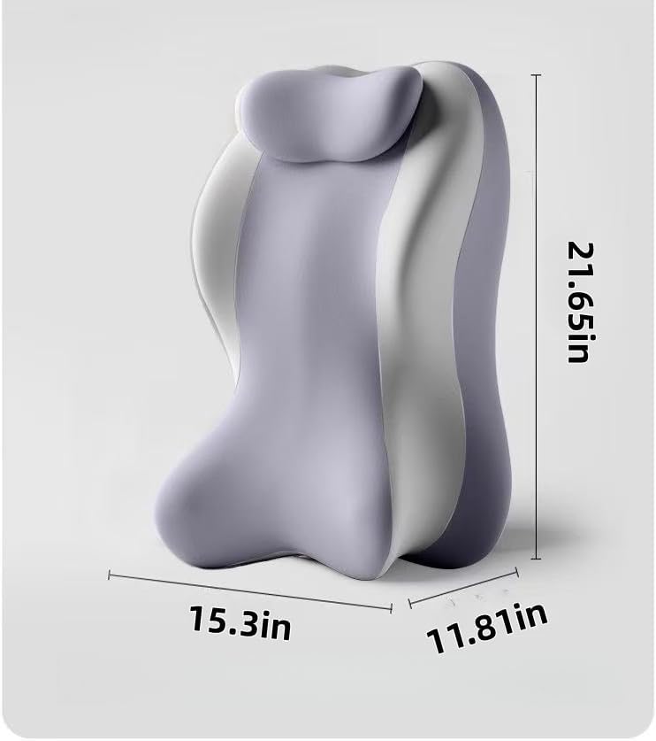 Memory Foam Ergonomic Wedge Pillow,Intimacy Wedge Pillow for Couples,Memory Foam Multi-Functional Reading Pillow for Acid Reflux, Adjustable Incline Support for Shoulder, Back and Legs - Image 5