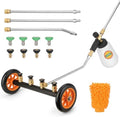 2-in-1 16’’ Undercarriage 4000 PSI Pressure Washer Water Broom with Bottle by MYPIN