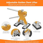 135pcs Dent Puller Kit, Paintless Dent Removal Kit for Dent Repair, Car Dent Repair Kit with T-Bar, Bridge Puller, Golden Lifter, Car Dent Remover for Car Refrigerator Door Ding Repair - Image 4