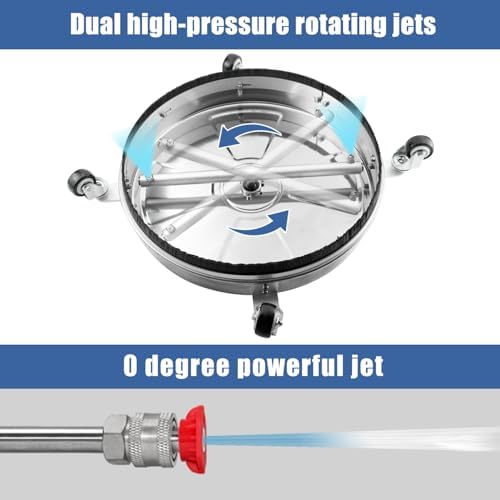 JANZ 18'' Pressure Washer Surface Cleaner - Image 3