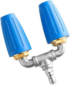 Dual Turbo Nozzle Pressure Washer, 1/4" Quick Connector, 4000 PSI by EZALOR