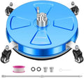 LidoDola 16'' Pressure Washer Surface Cleaner Blue, Power Washer Accessory by LidoDola