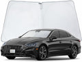 Windshield Sun Shade for 2020-2026 Hyundai Sonata, Protect Auto from Heat Damage and Keep Cool, Compact Foldable, Sunshade for Front Window, CLIM ART, Car Accessories - WS3033 by CLIMART