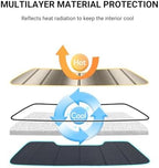 Pigenius Windshield Sunshade for Lexus NX 2022-2026 Custom Front Window Shade - Metallic - Image 5