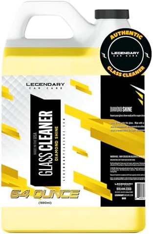 Legendary Glass Cleaner 64oz (Half Gallon) - Auto Window Cleaner Spray by LegendaryCarCare