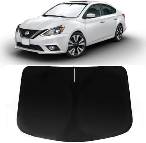 Windshield Sun Shade for Nissan Sentra 2014-2019 by PAIMOHO
