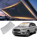 Windshield Sun Shade for Infiniti JX35/QX60 Front Window Shades Cover for 2014-2025 JX35/QX60 Windshield Sun Visor Protector Car Accessories by LZYYQX