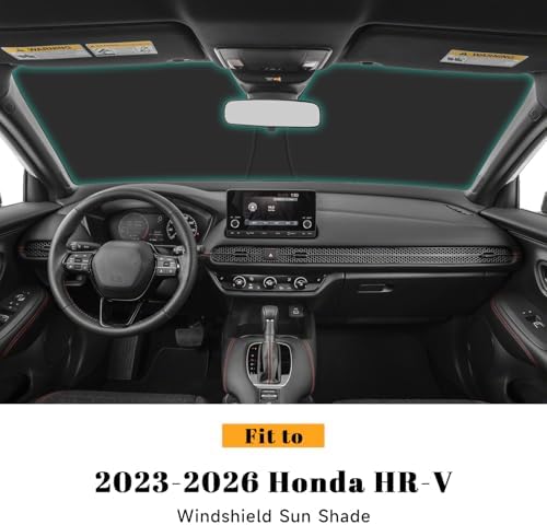 Car Windshield Sun Shade for Honda 2023 2024 2025 2026 HRV HR-V Accessories (OEM Design) Reflective Foldable Heat Insulation Sunshade for Ultimate Protection - Image 2