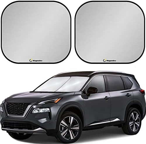 Magnelex Windshield Sun Shade - Reflective Fabric Blocks Sun and Keeps Your Vehicle Cool, Foldable Sun Shield for Car (Universal Fit) by Magnelex