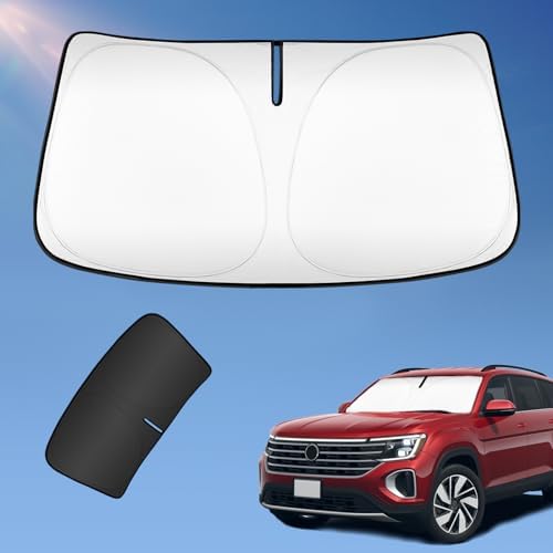 for Volkswagen Atlas 2018-2025 2026 Sun Shade Sunshade Windshield Cover by ZOIBVCARSUNSHADE