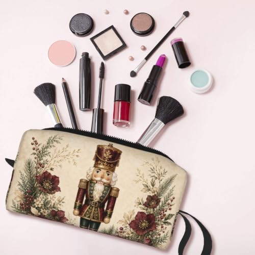 Nutcracker Small Makeup Bag, 600D Oxford Cosmetic Pouch for Women | Nutcracker Cosmetic Bag, Double-Sided Printed Toiletry Pouch with Foam Padding for Women, Travel, Gym, Weekend and Daily - Image 6