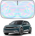 Windshield Sun Shade for Hyundai Ioniq 5 2022-2025 2026-4 Layers Sunshade Compatible with Hyundai Ioniq 5 Foldable Front Window Sunshade Sun Visor Protector Block UV Rays Keep Your Car Cooler by Unknown