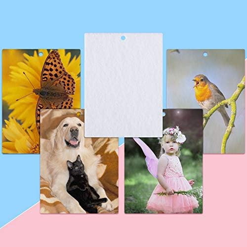 Maitys 25 Pcs Sublimation Air Freshener Blanks Sheets Car Scented Hanging - Image 4