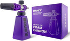 Brug's™ Pro Foam Cannon V2 - Professional Car Wash Foam Gun for Pressure Washer - Adjustable Spray Blaster, 1.1mm Orafice, Wide Neck Bottle, 1/4" Quick Connector - Snow Foam Cannon by BrugsCarCare