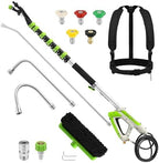 Tool Daily 21FT Telescoping Pressure Washer Wand with Brush, Extension Wand by ToolDaily