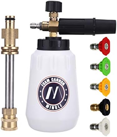 M MINGLE Foam Cannon, Compatible with Sun Joe SPX Series, 5 Nozzle Tips by MMINGLE
