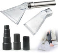 Universal Clear Vacuum Extraction Accessory with 1-1/4“,1-7/8” and 2-1/2” Adapter,Compatible with All Shop Vac Extractor,Wet Dry Vacuum Cleaner Attachments for Upholstery,Carpet Cleaning,Car Detailing by stochastic+box