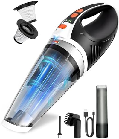 BRL Handheld Vacuum Cordless, 2 Modes with Powerful Suction, LED Light by Unknown