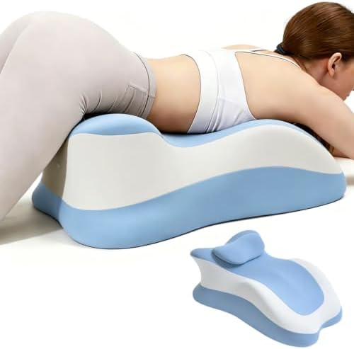 Intimacy Pillow & Sweet Spot Pillow for Couples – Ergonomic Memory Foam Cushion, Multi-Use Wedge Pillow for Daily, Breathable Removable Cover, High-Density Foam, Ideal for Bedroom (Blue) by Paxato