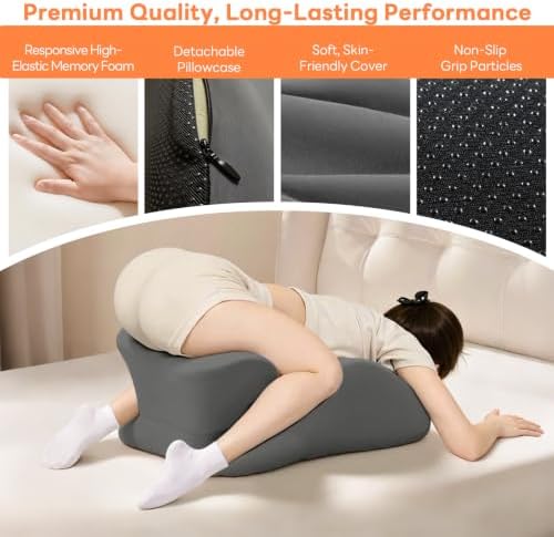 Memory Foam Wedge Pillow, Intimacy Positioning Pillow for Reading - Image 4