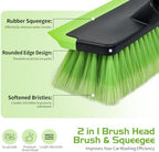 Ordenado 56" Car Wash Brush with Long Handle, Soft Bristle& Rubber Squeegee - Image 4