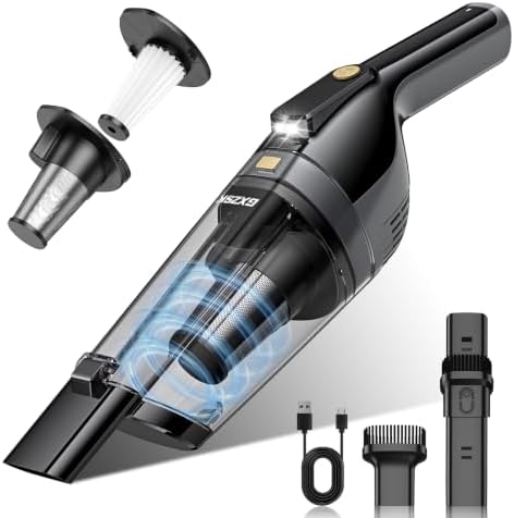 Gxzsk Handheld Vacuum Cordless, 15000PA Hand Held Vacuum, Hand Vacuum by GXZSK