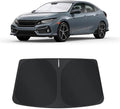 TINGLU Sun Shade for Honda Civic 2016-2021 Accessories Windshield Sun Shade Window Shade UV Rays Protection Sun Visor Cover with Steering Wheel Sunshade Storage Bag by TINGLU