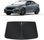 TINGLU Sun Shade for Honda Civic 2016-2021 Accessories Windshield Sun Shade Window Shade UV Rays Protection Sun Visor Cover with Steering Wheel Sunshade Storage Bag by TINGLU